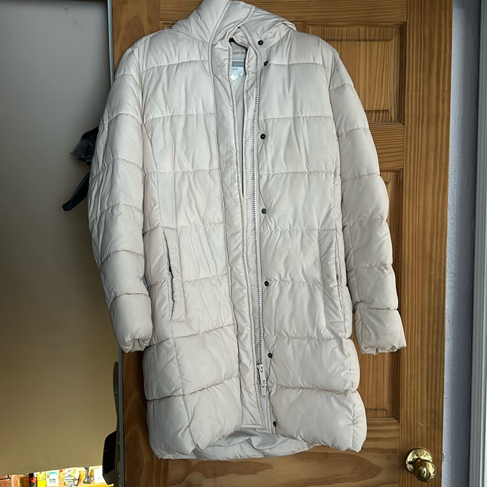 H&M long puffer jacket